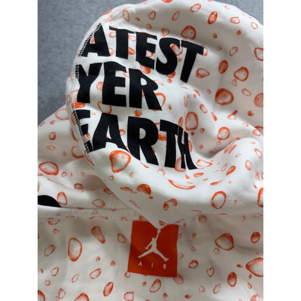 Jordan Gatorade Be Like Mike Hoodie White Orange AH7913-100 XL - Picture 10 of 11